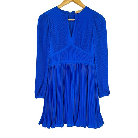 MICHAEL Michael Kors Pleated Mini dress grecian blue - PXS - Picture 2 of 10